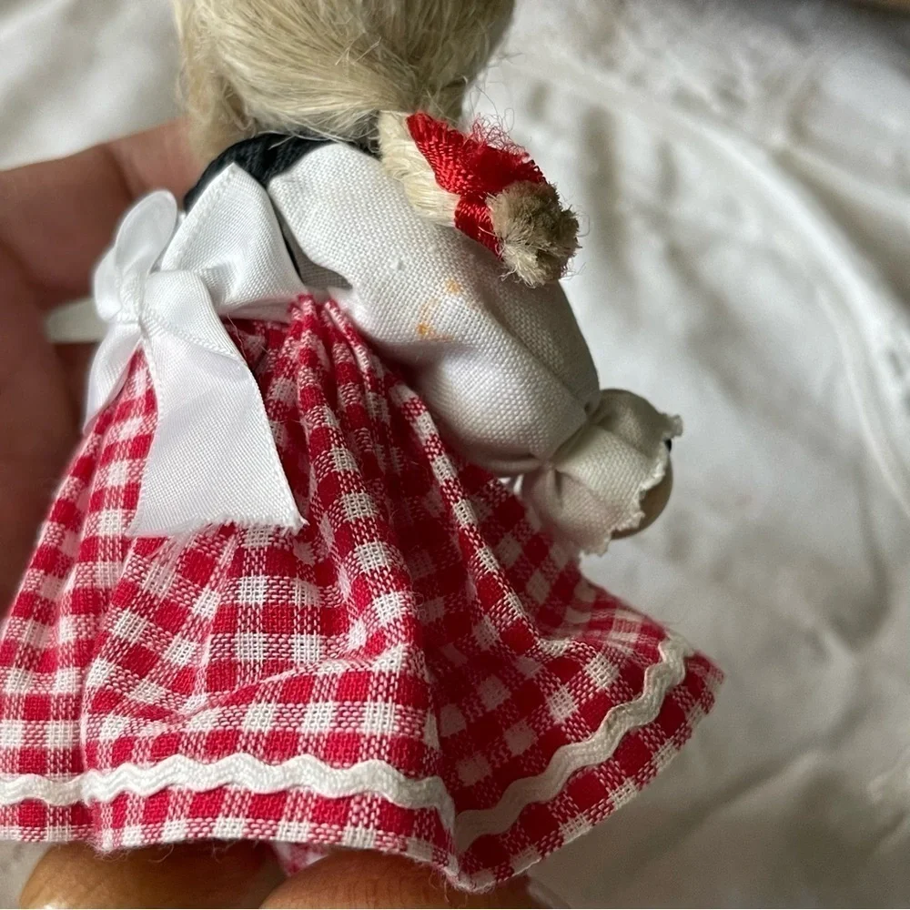 Resi Prosel West Germany Mini Dolls Girl Boy Handcrafted Christmas Wooden
